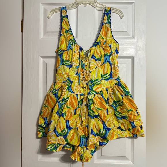 Sale!!! Vibrant Lemon Romper - Picture 4 of 6